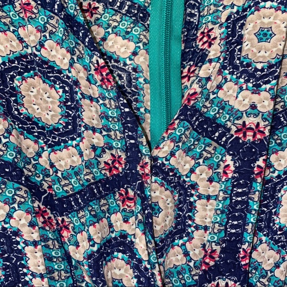 Lulus Retro Print Long Sleeve Romper - Picture 4 of 4